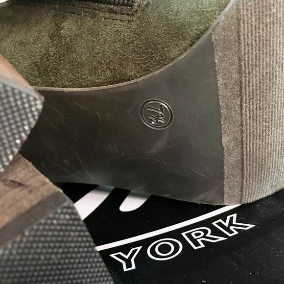 Suede Peep Toe Lace Up Booties - Picture 7 of 8